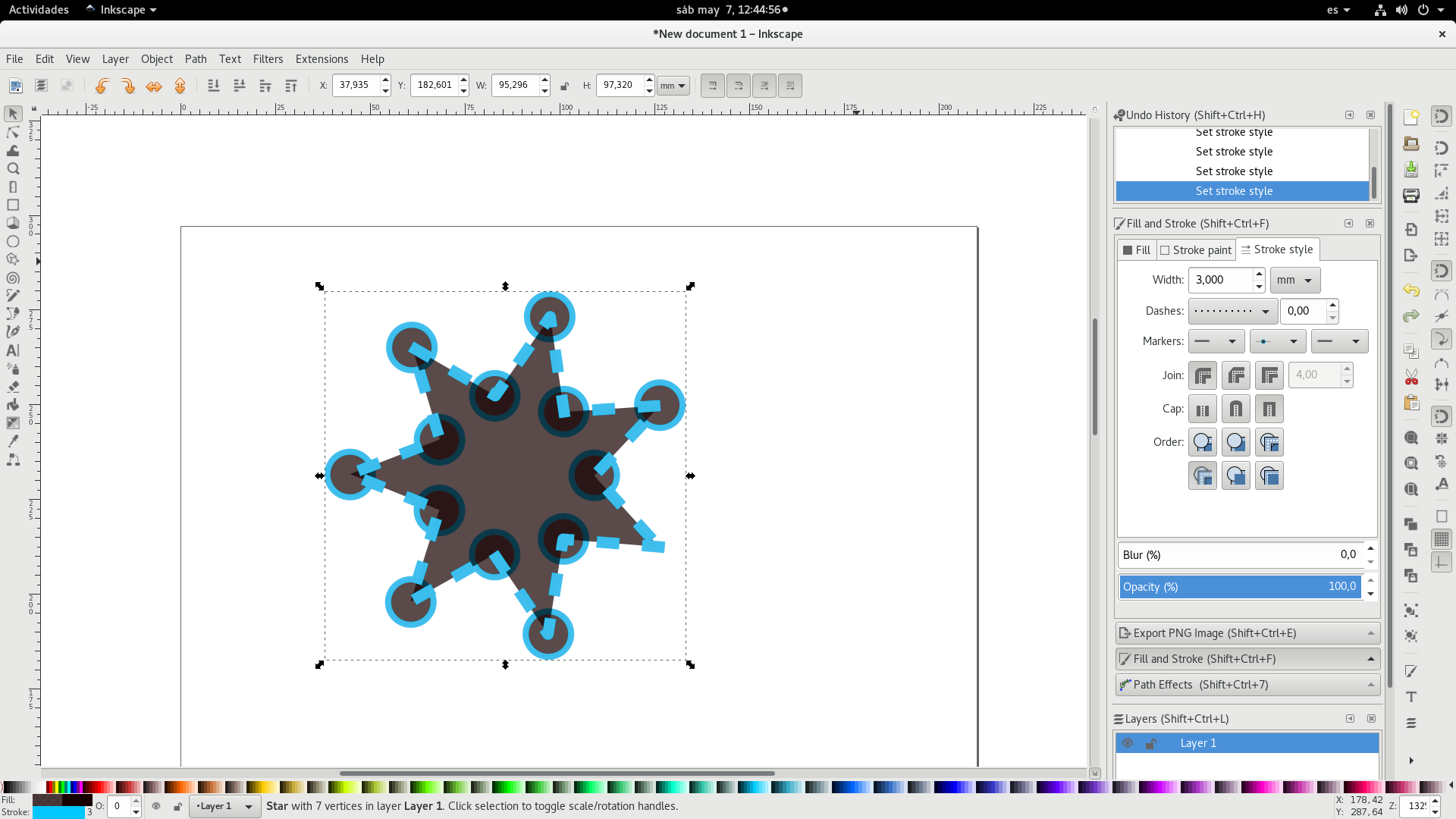 Как обрезать изображение в inkscape